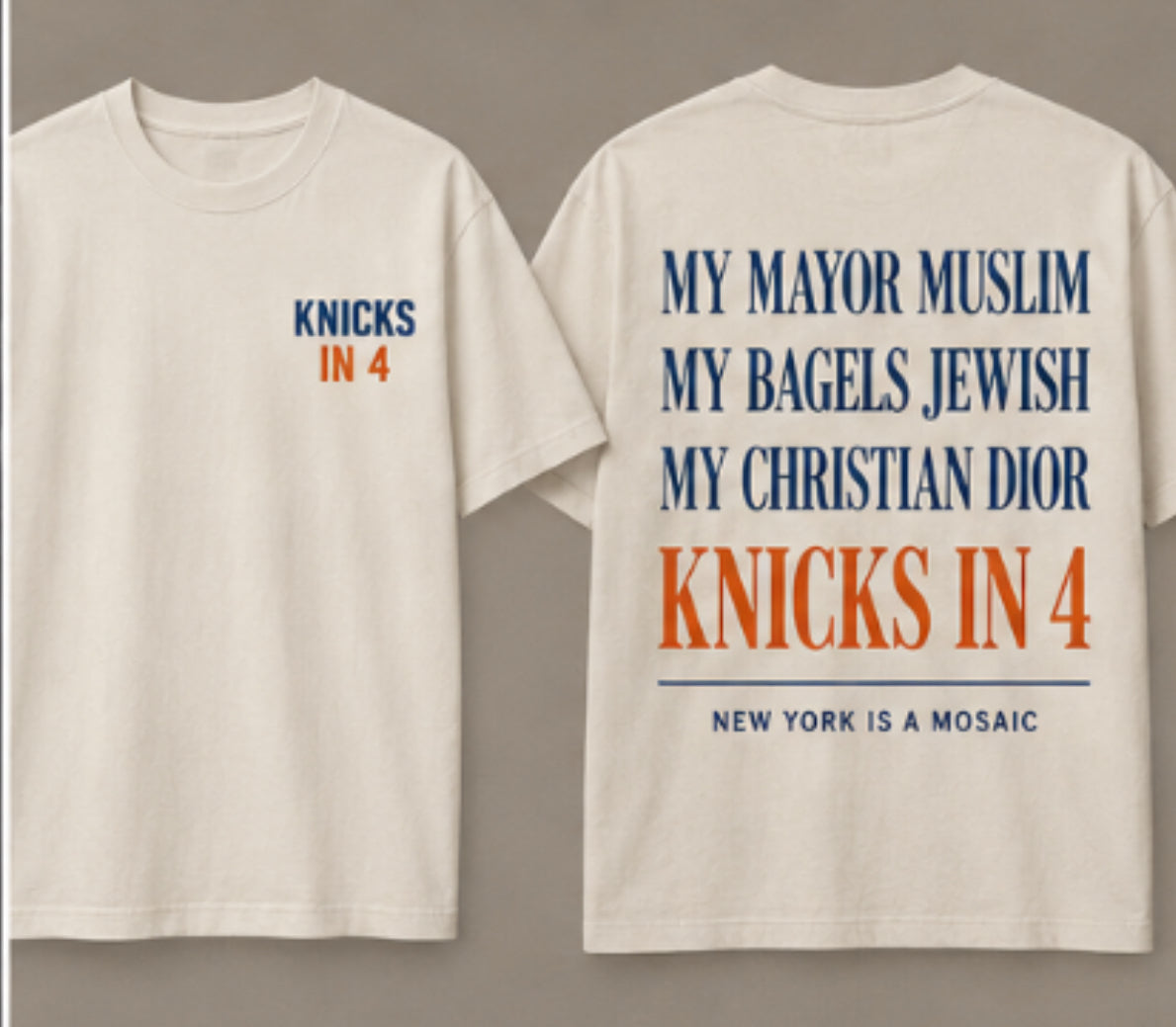Limited Edition Double Sided Knicksin4 Short Sleeve Tshirt